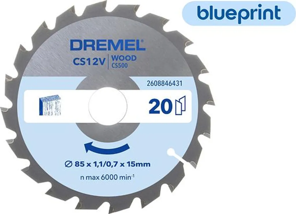 Lama Dremel 85mm per Legno - Eccellenza nel Taglio di Precisione