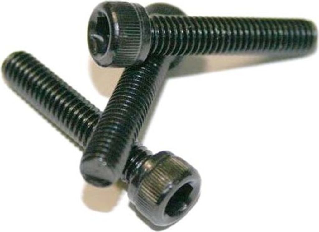 Msc Allen Bolt Alu Ergal Schraube 3 Einheiten Schwarz M6 x 40 mm Schwarz M6 x 40 mm