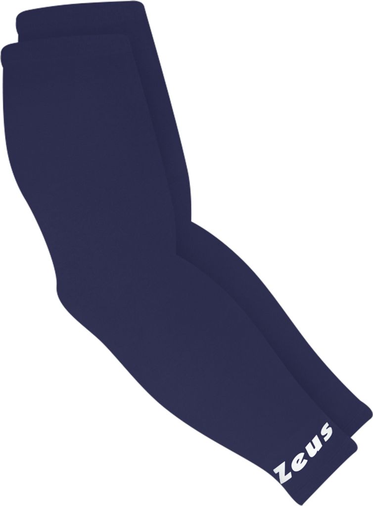Einheitsgröße BLU|Zeus Kompression Armsleeves Strick Ellbogenbandage navy