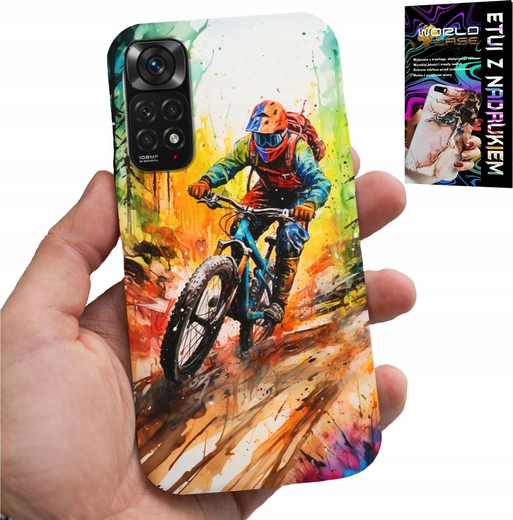 Fall Für Xiaomi Note 11 / 11S - Mountainbiking Extreme Expeditionen Glas