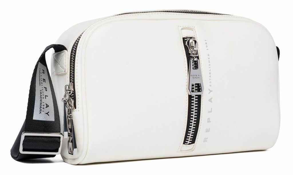 REPLAY Sac à épaule bandoulière Sac de soirée Crossbody Bag Blood Red Rouge foncé