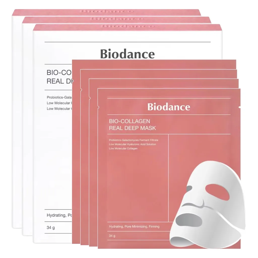 Set 12 Maschere Viso Biodance Bio Collagen: Idratazione e Natura