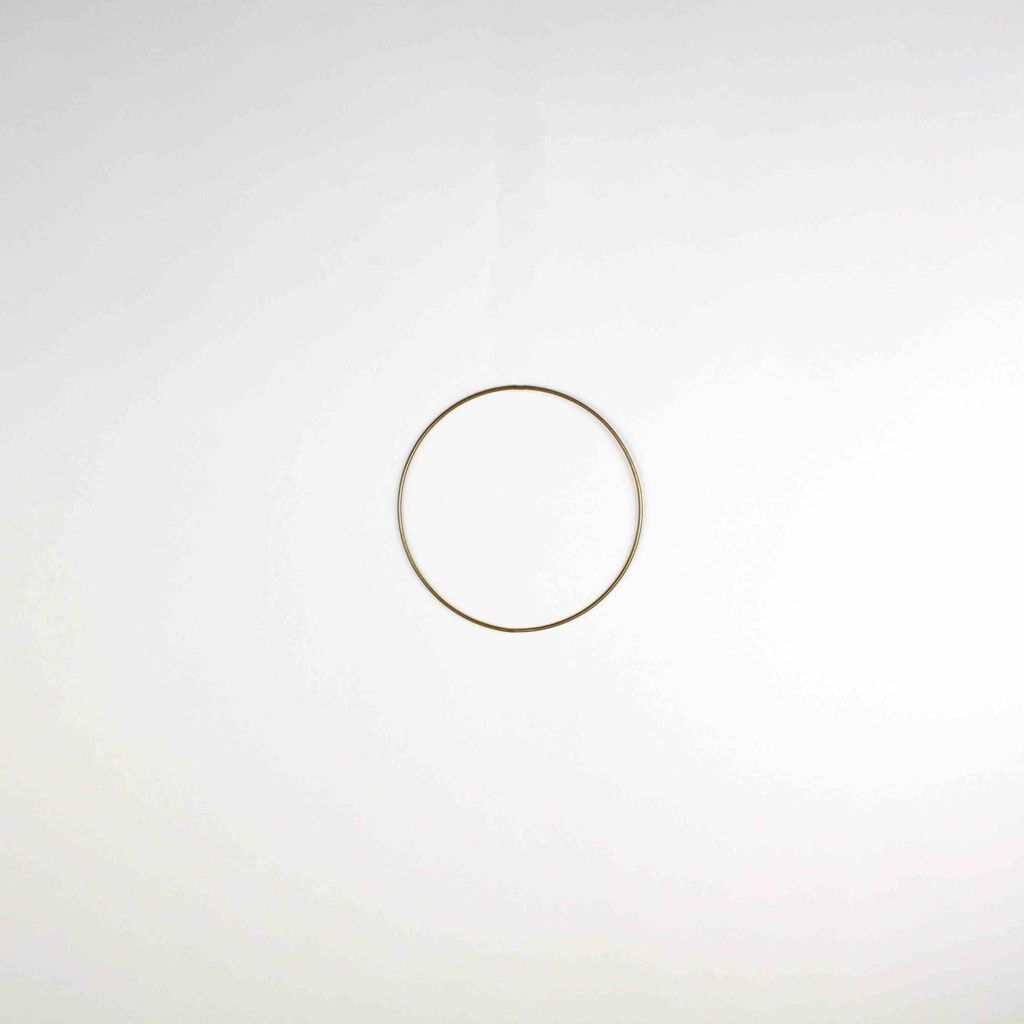 Deko-Ring Hoop, gold Metall, Durchmesser 20 cm