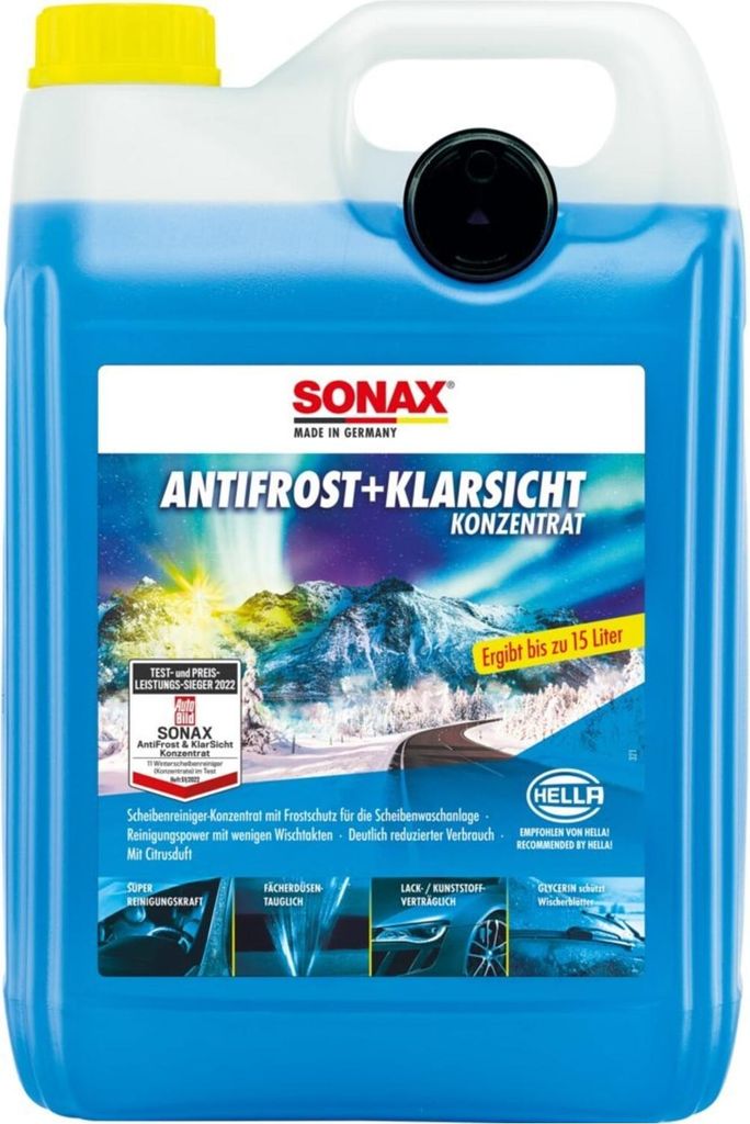 SONAX 03325050 concentrate Scheibenfrostschutz Kanister 5L Produktbild 
