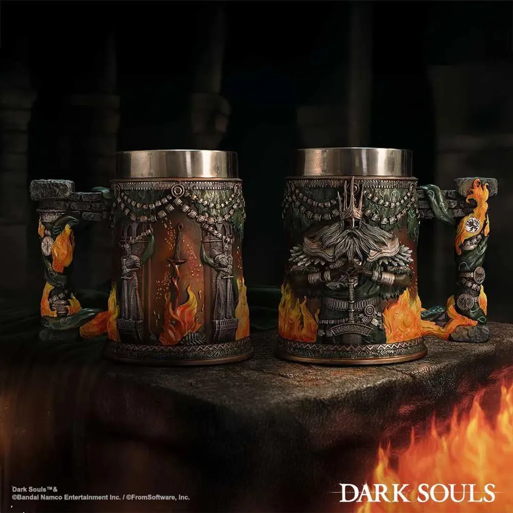 Chope de gamer Dark Souls Gwyn idée cadeau pour setup de streaming - 4