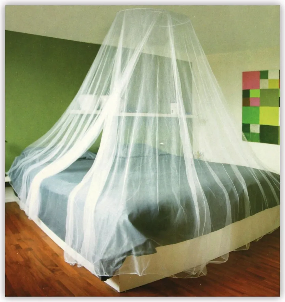 Moustiquaire 60x250cm en maille fine et résistante avec kit de pose