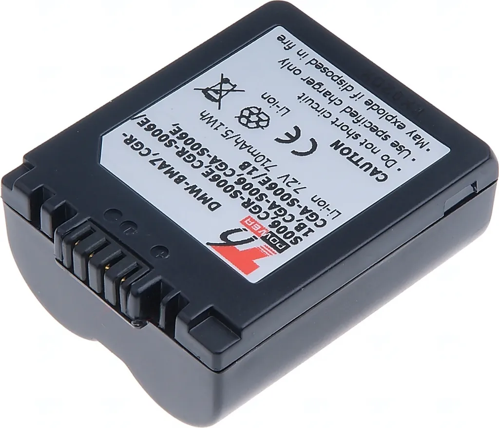 Batteria CGA-S006E per Panasonic Lumix - Qualità T6 Power a Prezzo Small