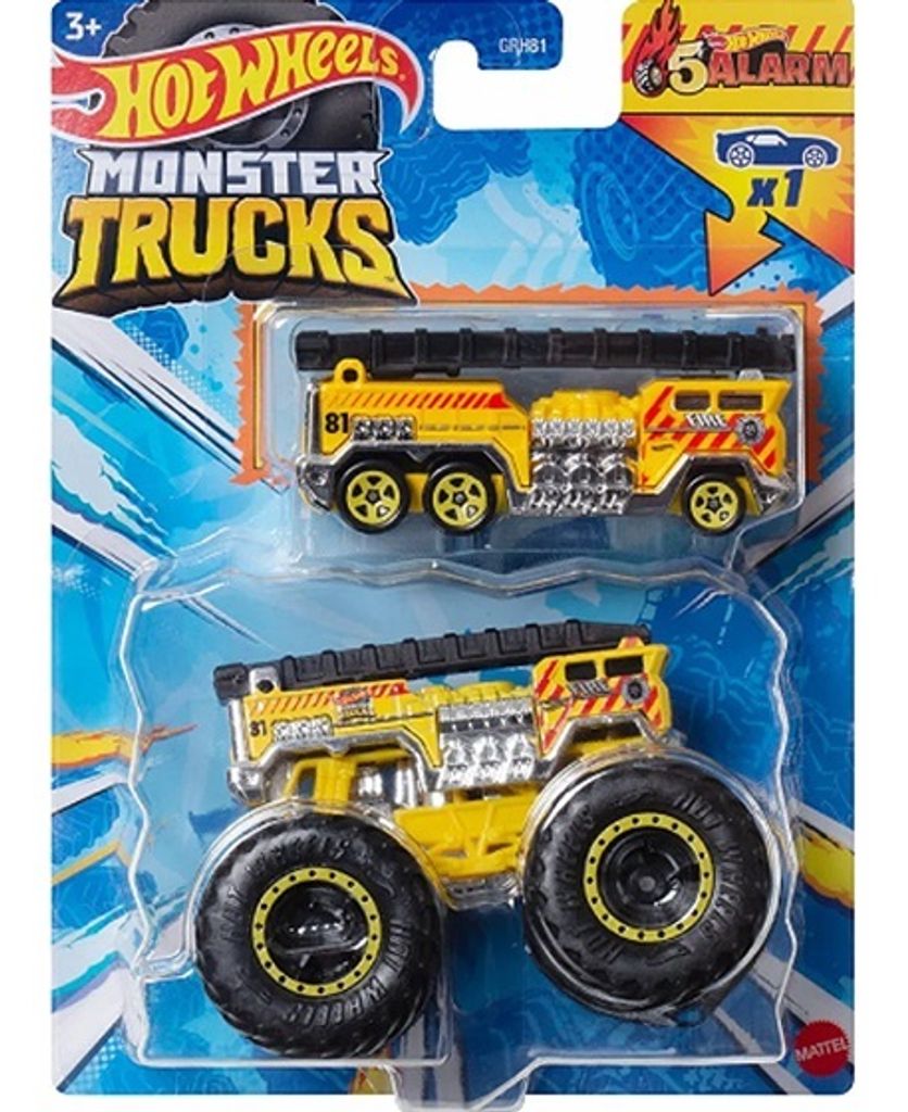5 Alarm HWN39 | Hot Wheels Monster Trucks & Fahrzeug Die-Cast 9 cm