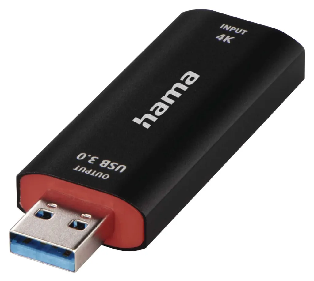 Carte de Capture HDMI 4K vers 1080P HAMA avec Sortie USB-C Rapide - 2