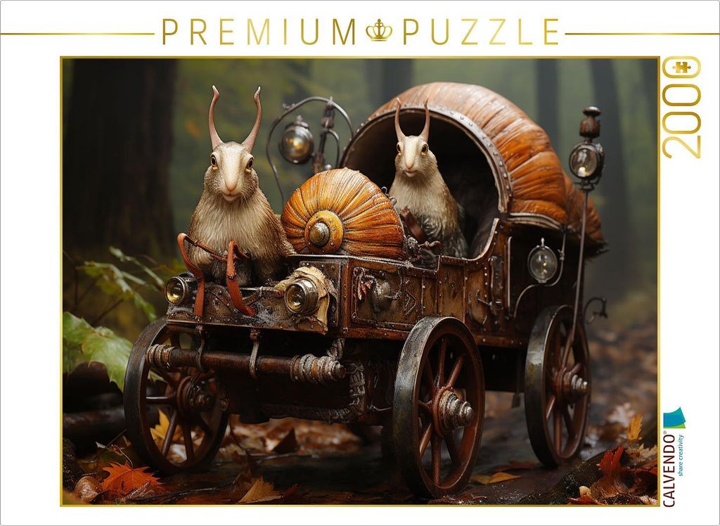 CALVENDO Puzzle Ri Ra Rutsch | 2000 Teile Lege-Größe Produktbild 