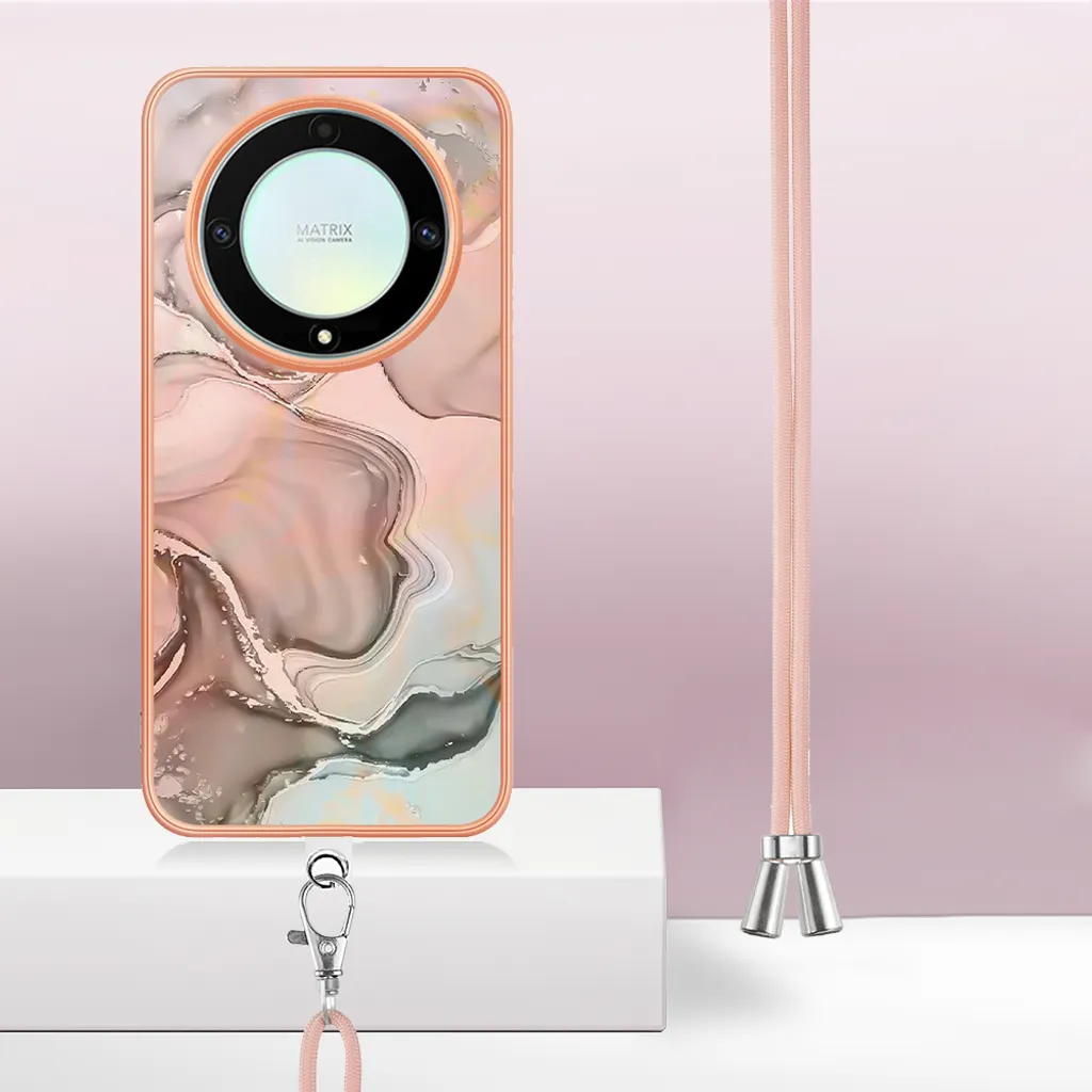 Rnrieyta Miagon Cover Custodia per Honor Magic 4 Lite 5G,Leopardo Morbido Inverno Caldo Divertente Coniglio Orecchie Faux Pelliccia Soffice Capelli Caso Coperture
