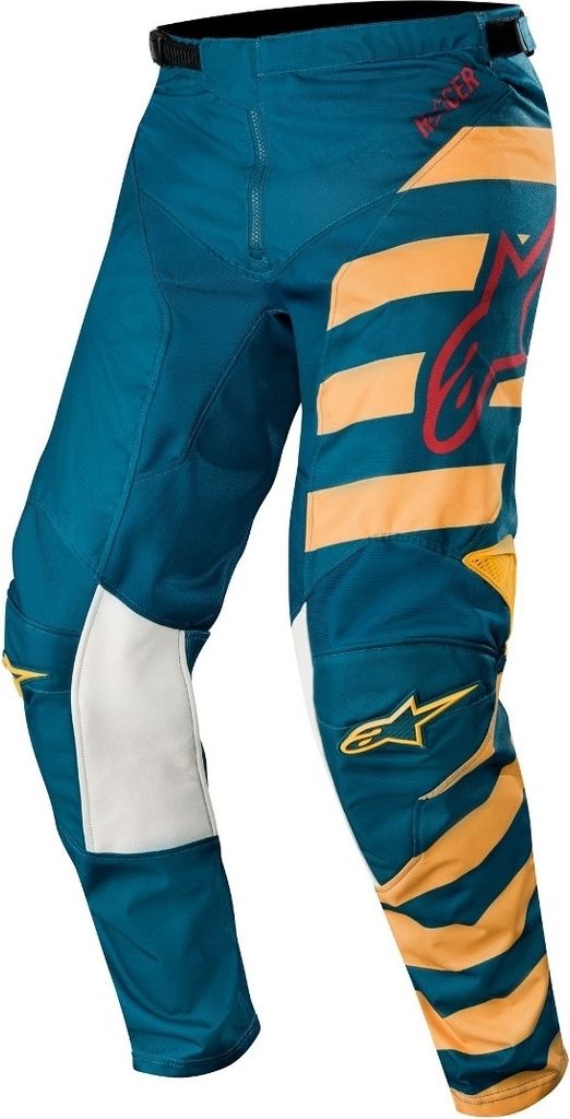 Alpinestars Racer Braap Motocross Hose, blau/gelb, 30