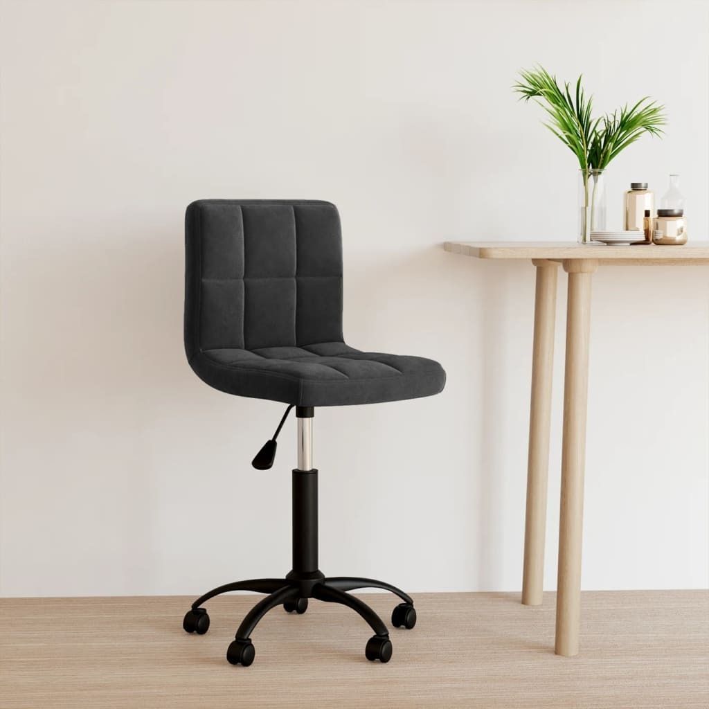 "2026 Promotion" Bürostuhl Drehbar Schwarz Samt - Bürostühle CC18754