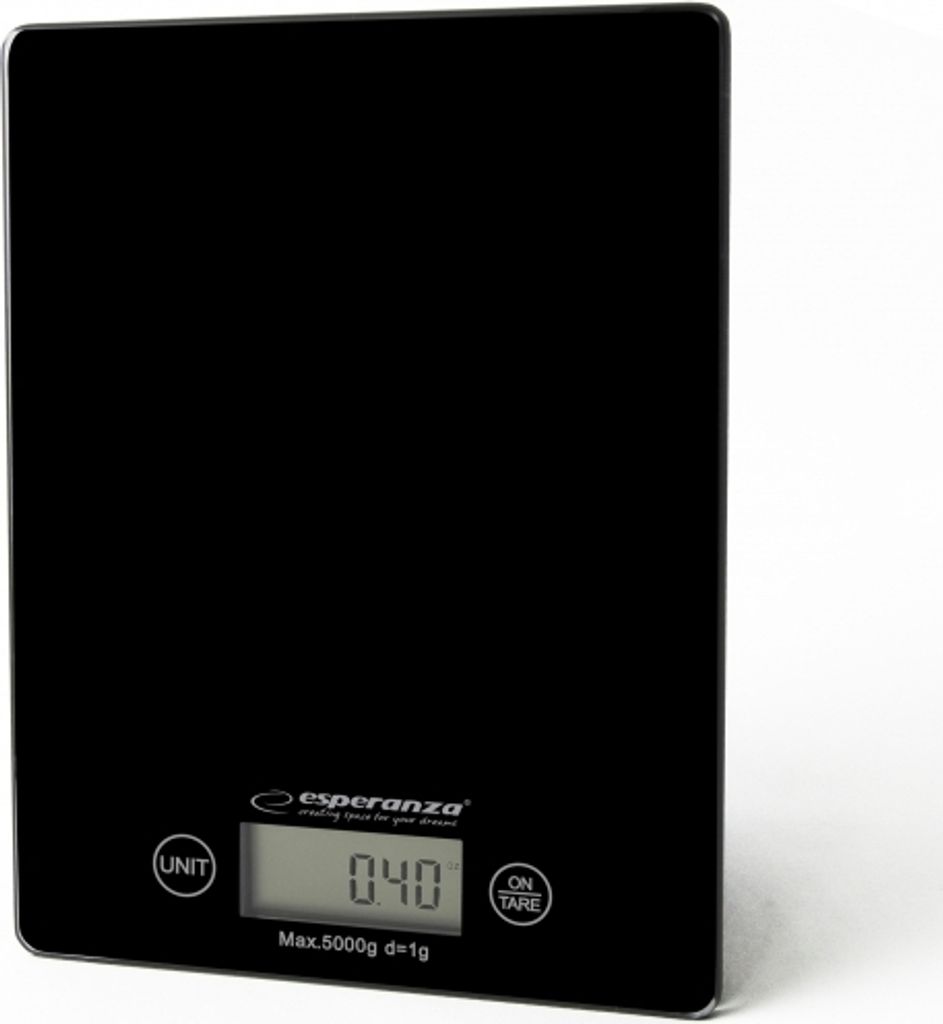 Esperanza EKS002K LEMON Küchenwaage schwarz Digital Waage Briefwaage von 1g bis 5Kg