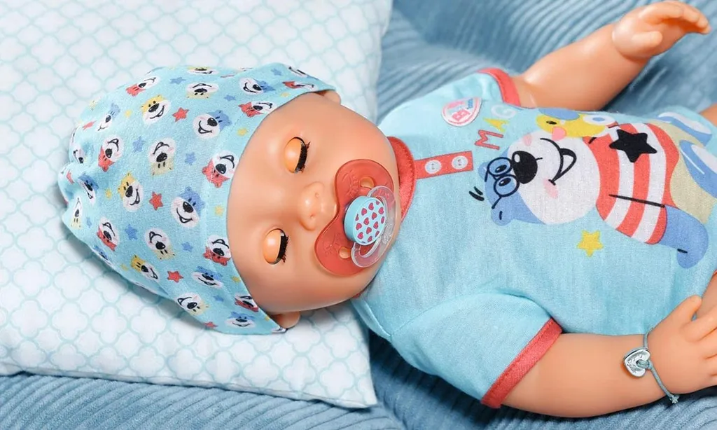 Poupon BABY born Magic Garçon 43 cm : le compagnon pour rassurer l'enfant - 33