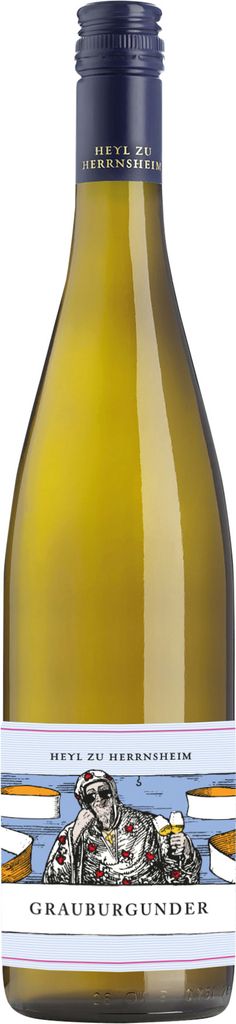 Heyl zu Herrnsheim Grauburgunder/Grauer Burgunder QbA trocken 2023 (1 x 0.75 l)