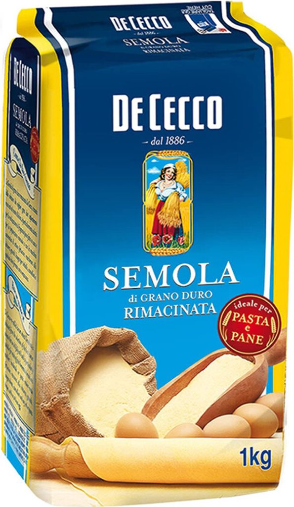 Semola Rimacinata Mehl 1kg - De Cecco Produktbild 