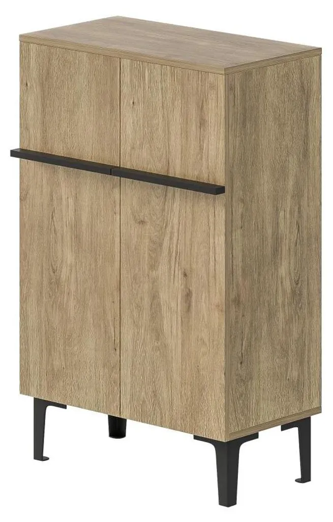Organisez vos chaussures avec cette armoire modulable bois design style A