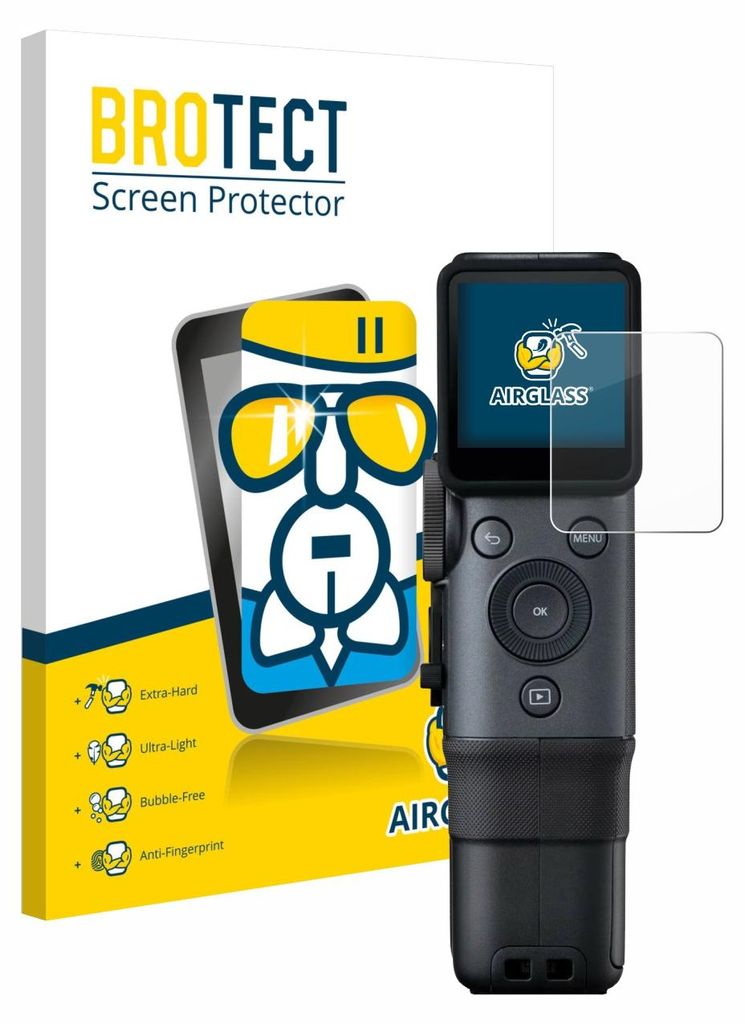 BROTECT Schutzglas für Fujifilm Instax Mini Evo Cinema Schutzfolie Panzer Folie Glas Display Schutz klar