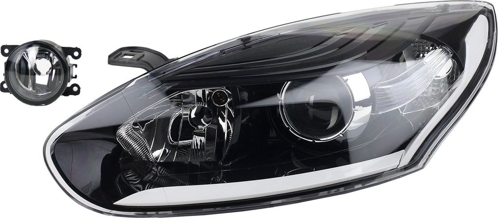 Johns, Scheinwerfer Halogen passend für Renault Megane III 01/ 2014 - H7 H7 Li. + Nebel 260601781R 8200074008 6202E1 00006202E1 6710027 0000620639...