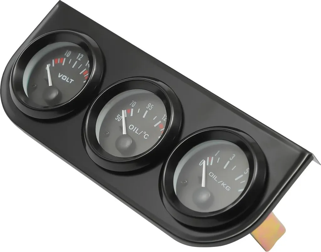 Jauge pression température huile + voltmètre pour éviter casse moteur