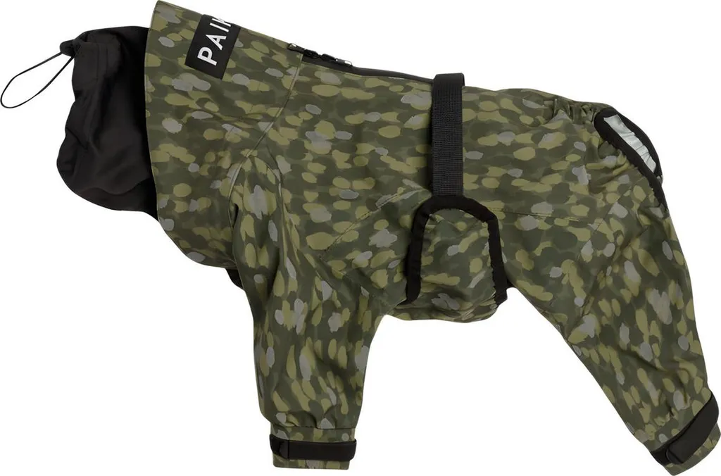 Tuta Cane PAIKKA Rain Suit 30cm Verde | Stile Urbano e Protezione Totale