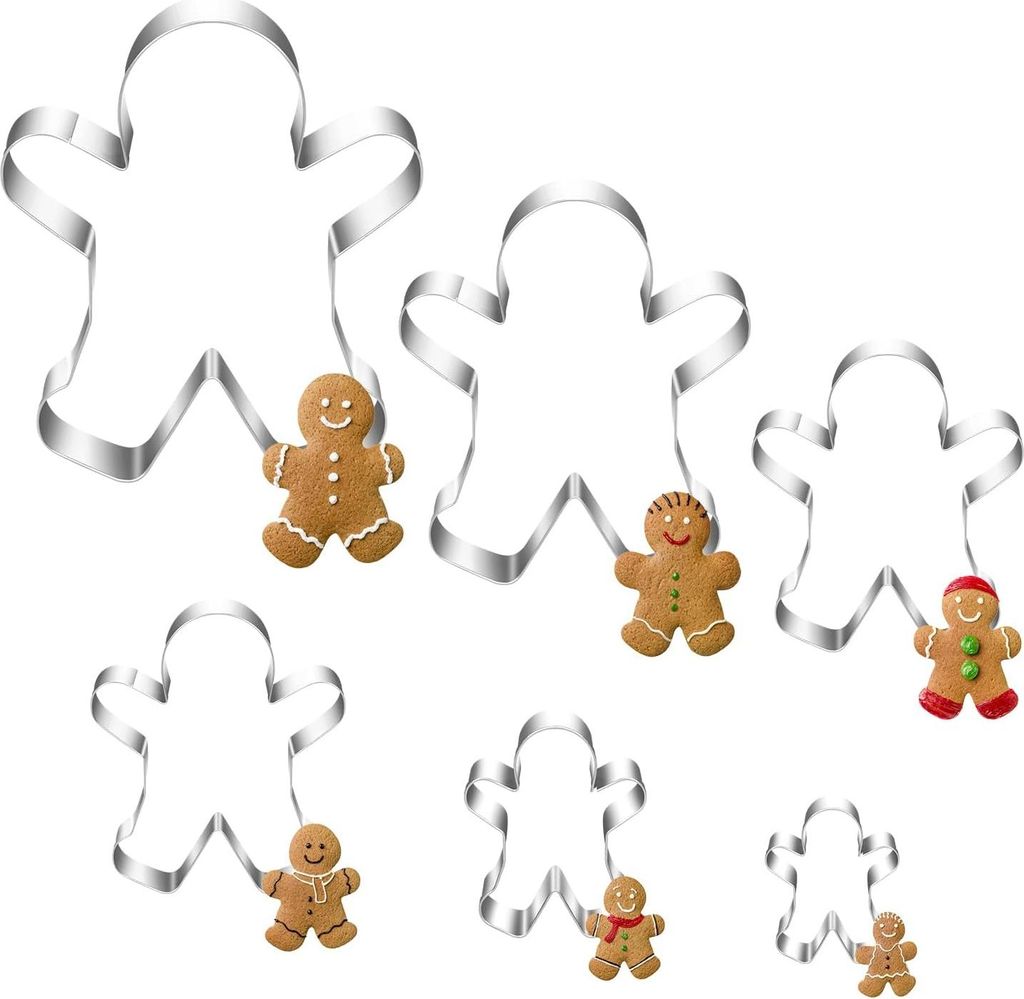 Keksausstecher - Set von 6 - Edelstahl