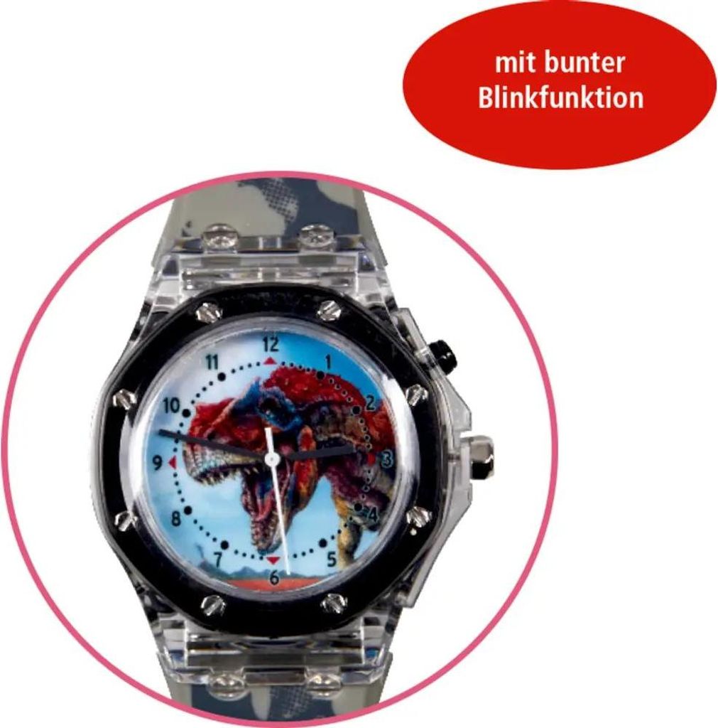 T-Rex World  - Armbanduhr (mit bunter Blinkfunktio Produktbild 