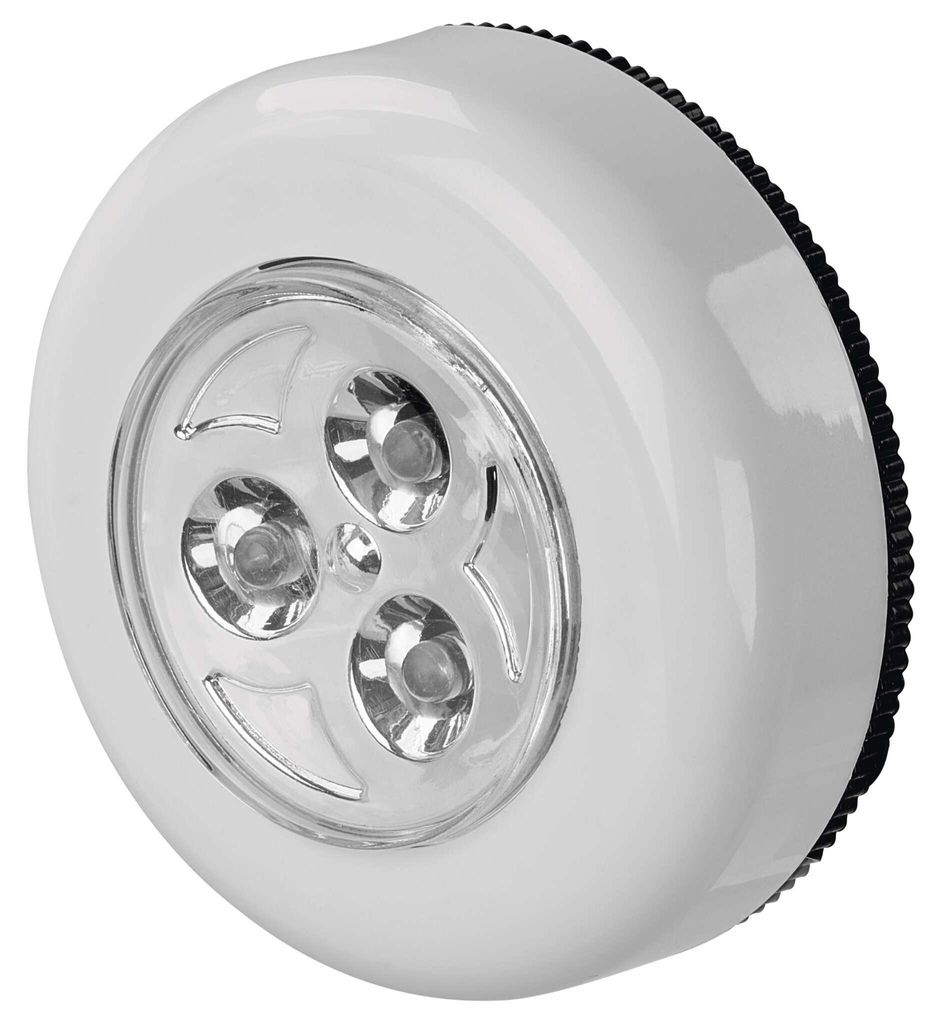 EMOS LED Nachtlichter 3 Stück zum Aufkleben, Orientierungslicht mit Schalter inkl. Batterien, Helligkeit 10 lm, P3819