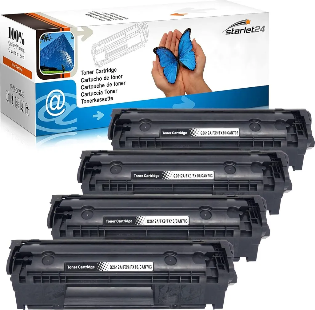Réduisez vos coûts d'encre avec le pack 4 toners compatibles HP 12A 2612A