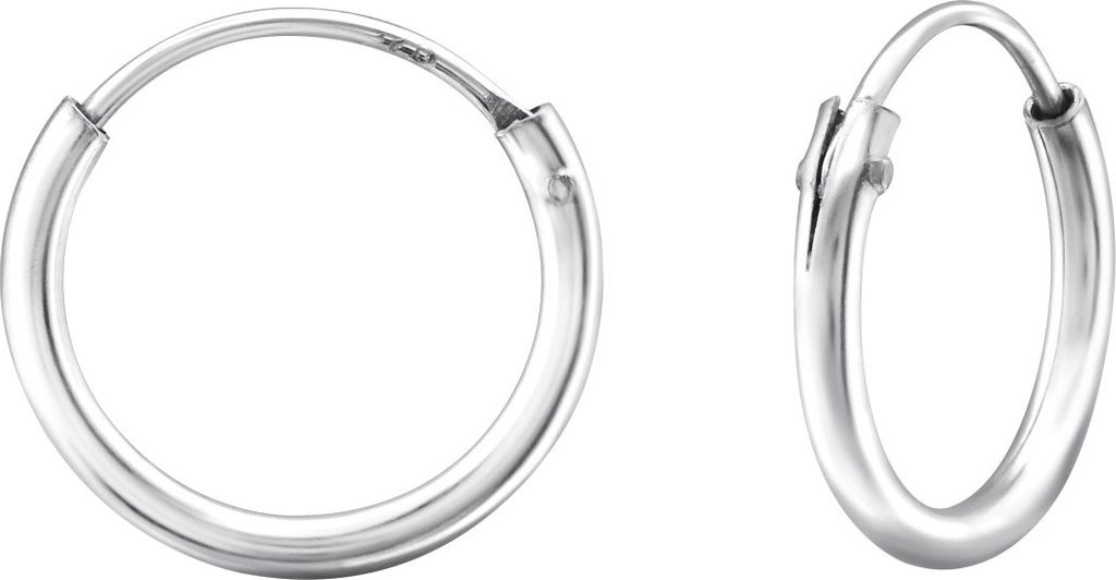Creolen Ohrringe 925 Sterling Silber 12mm Produktbild 