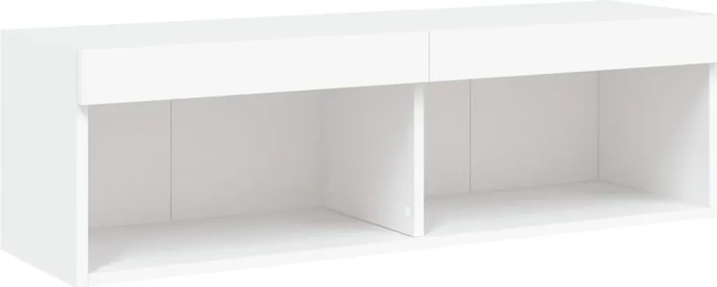 Mobili TV Sospesi con LED Maison Exclusive Bianco: Set 5 Pezzi Elegante - 8