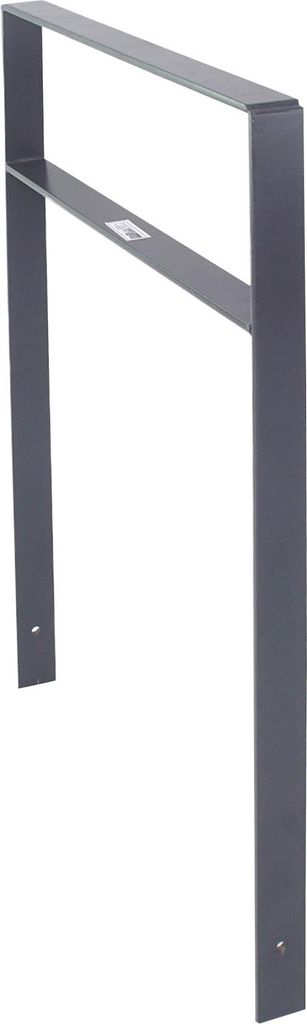 Fahrradanlehnbügel 114 x 77 cm Flachstahl 13 mm Anthrazit Einbetonieren Fahrradständer Parker Typ H