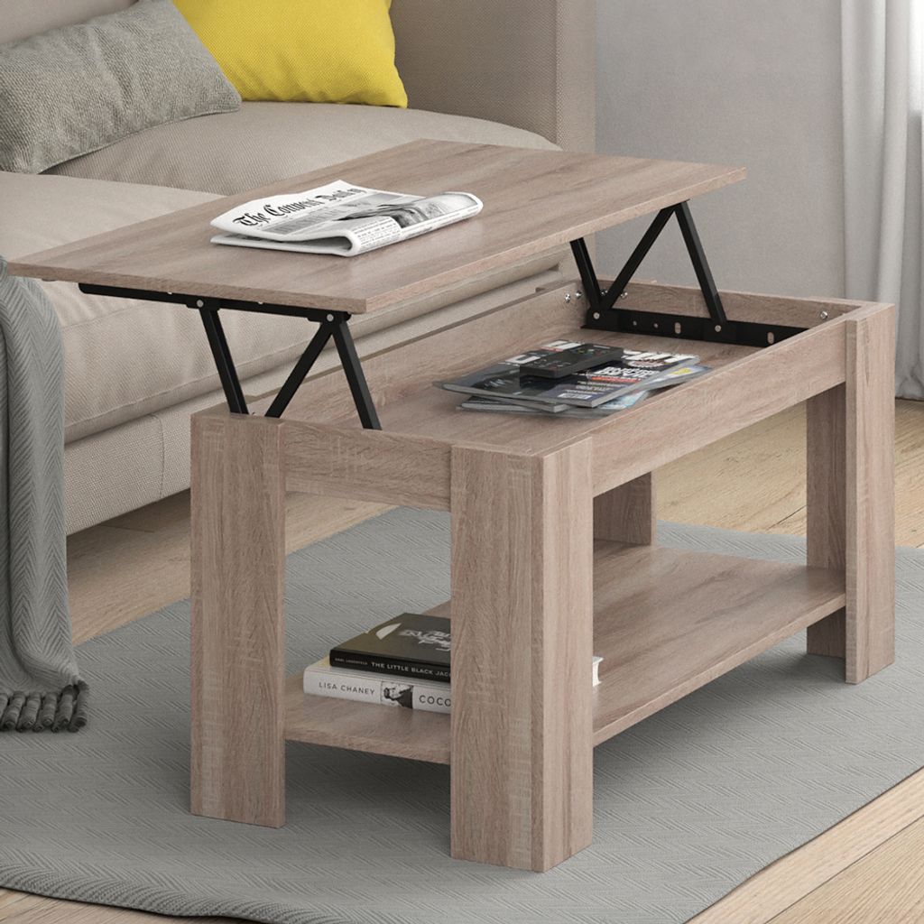 Vicco Couchtisch Lorenz, 100 x 50 cm mit Liftfunktion, Produktbild 5