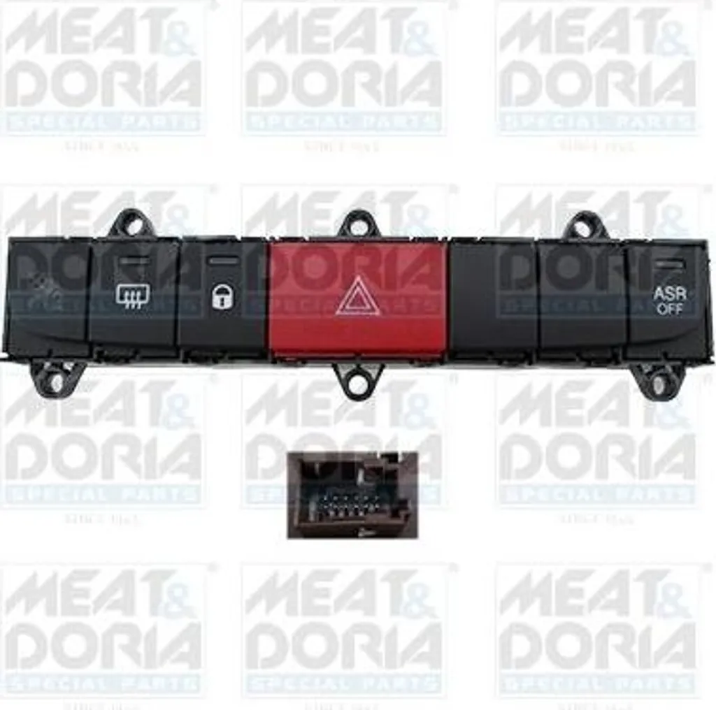 Interrupteur feux de détresse 0735586149 fiable pour Fiat Ducato Boxer
