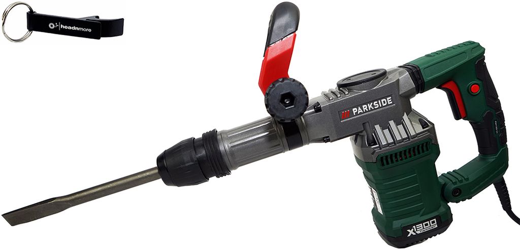 HEADNMORE Bundle - PARKSIDE Abbruchhammer PAH 1300 + HEADNMORE Schlüsselanhänger