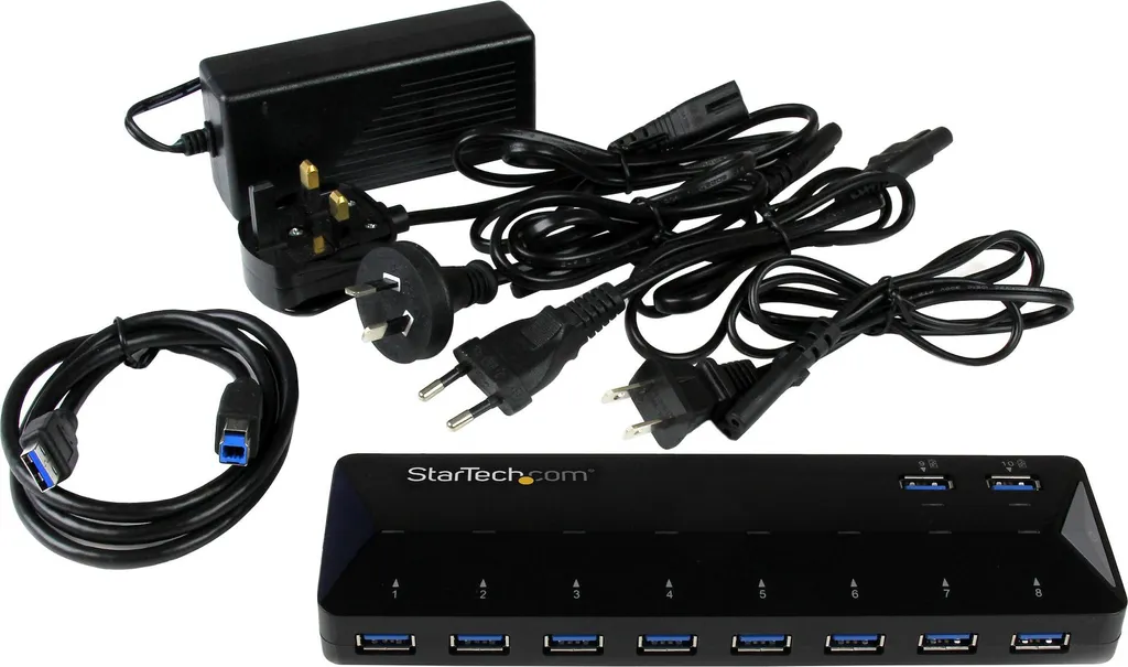 Organizer USB 10 Porte StarTech.com: Carica Rapida e Stile Elegante - 4
