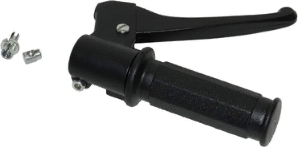 Poignée de gaz complète en PVC noir pour Vespa, Citta et Piaggio SI
