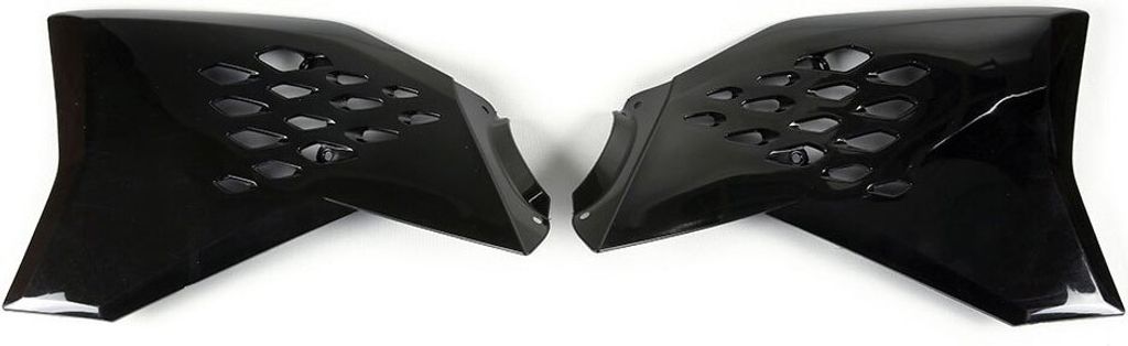 Kühlerverkleidung UFO PLAST 2-teilig Abdeckung Kühler, Farbe:schwarz