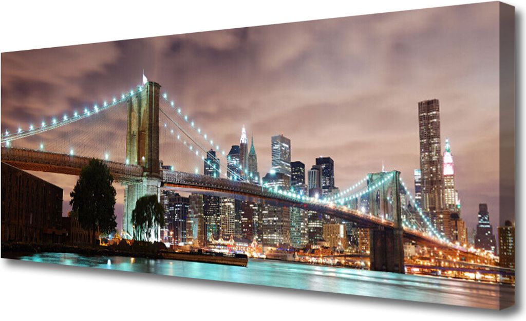 Tulup Leinwand-Bilder 125x50 Wandbild Canvas Kunstdruck Produktbild 
