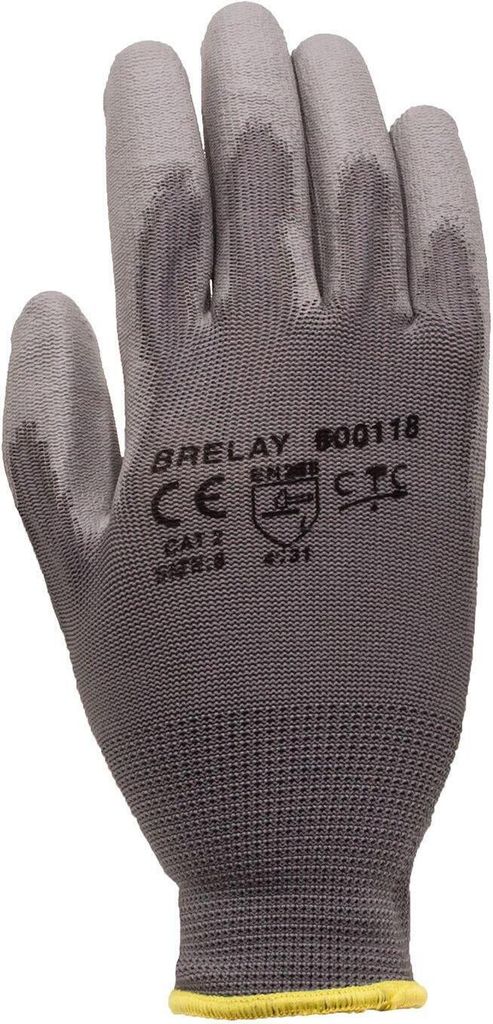 Arbeitshandschuhe - Schutzhandschuhe Nylon K029 schwarz Größe 8
