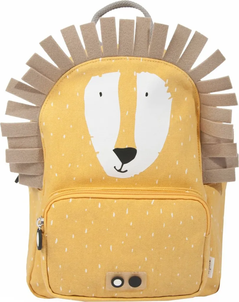 Sac à dos Trixie Mr Lion Jaune pour Enfant - Idéal Maternelle et Crèche