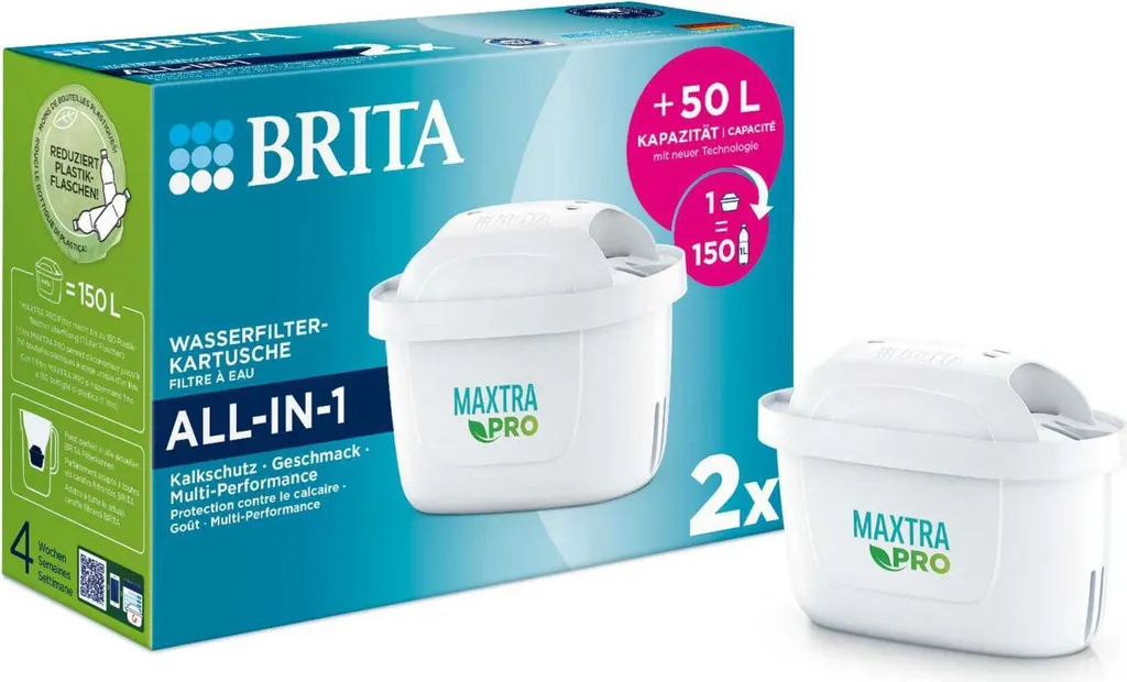 Ricambi Brita MAXTRA PRO ALL-IN-1 Confezione 2 Pezzi - Alta Efficienza