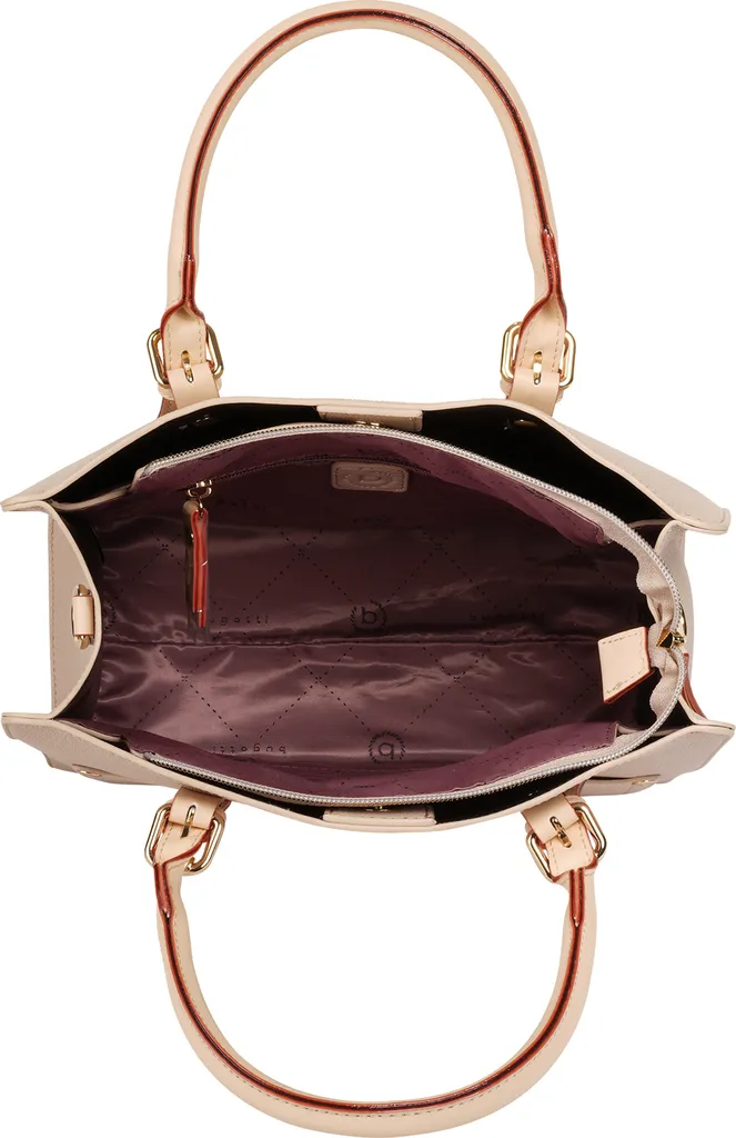 Bugatti Ella Top Handle Beige: Borsa a Tracolla Elegante da Donna - 8
