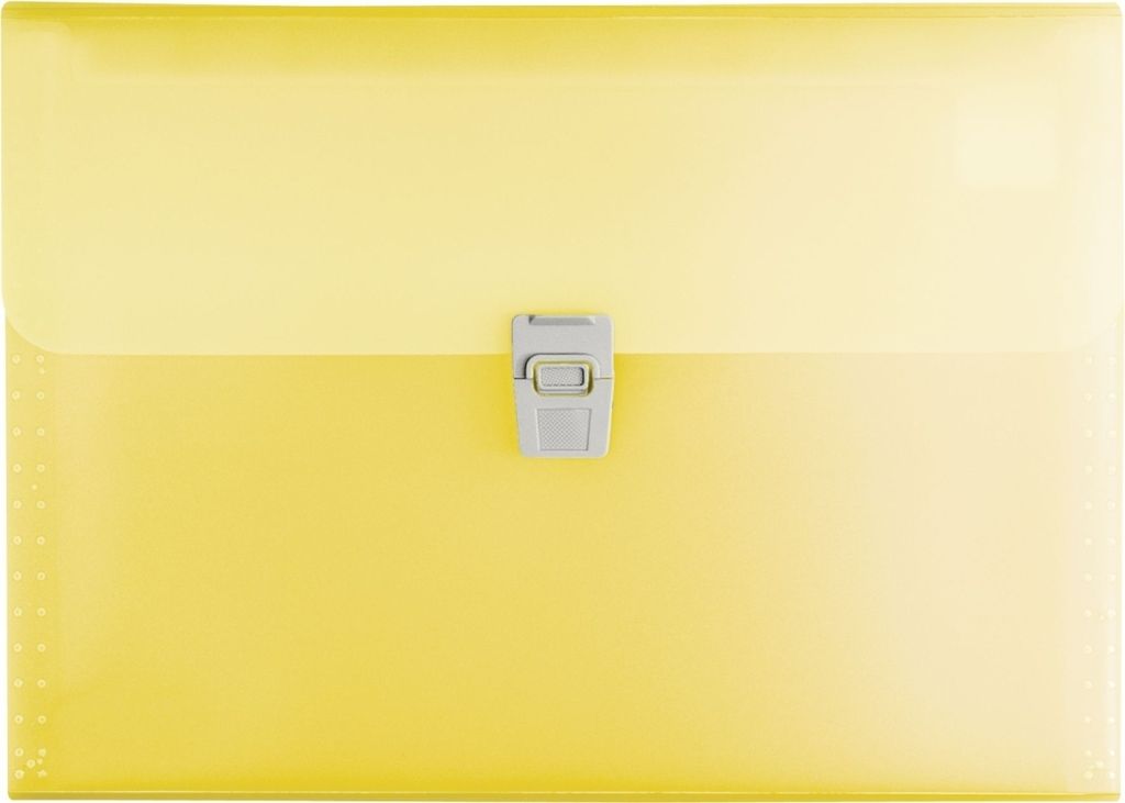 Fächermappe Fact! PP 10 Fächer gelb Packung mit 6 Stück