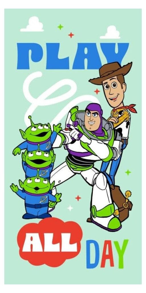 Disney All Day Badetuch, Strandtuch 70x140cm (Schnelltrocknend)