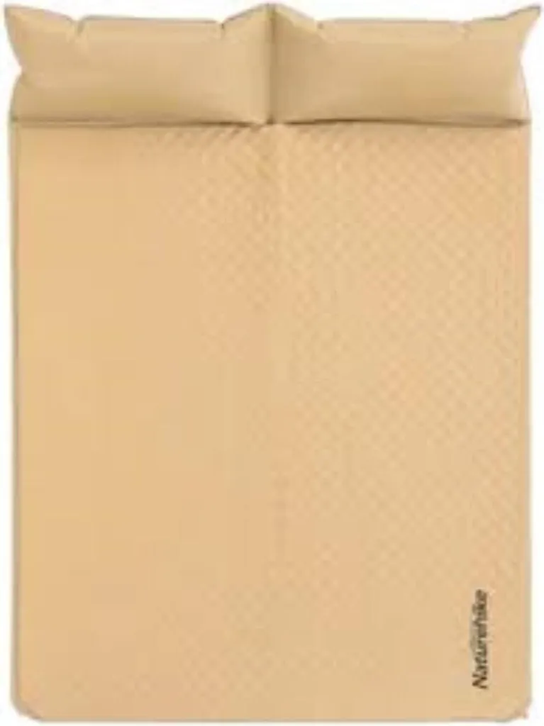Matelas de Camping Autogonflant Double Naturehike avec Oreillers Or