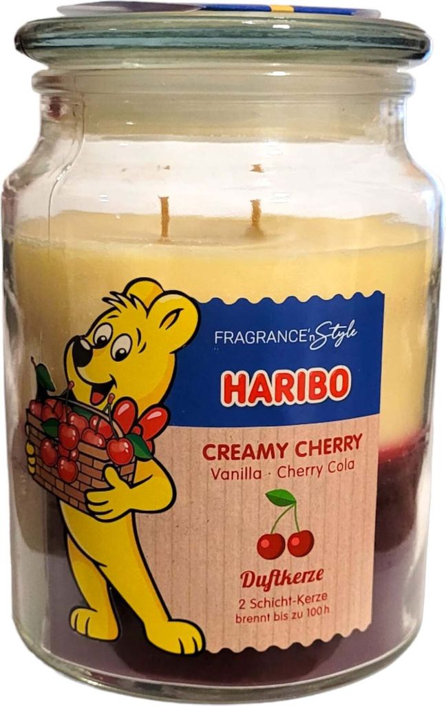 Duftkerze Haribo Creamy Cherry - 510g Obrázek produktu 