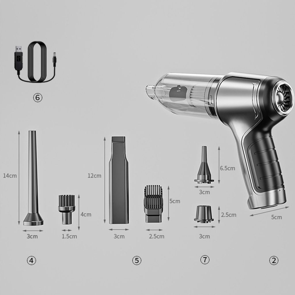 Akku-Handstaubsauger 3 in 1 Handstaubsauger Auto Produktbild 6