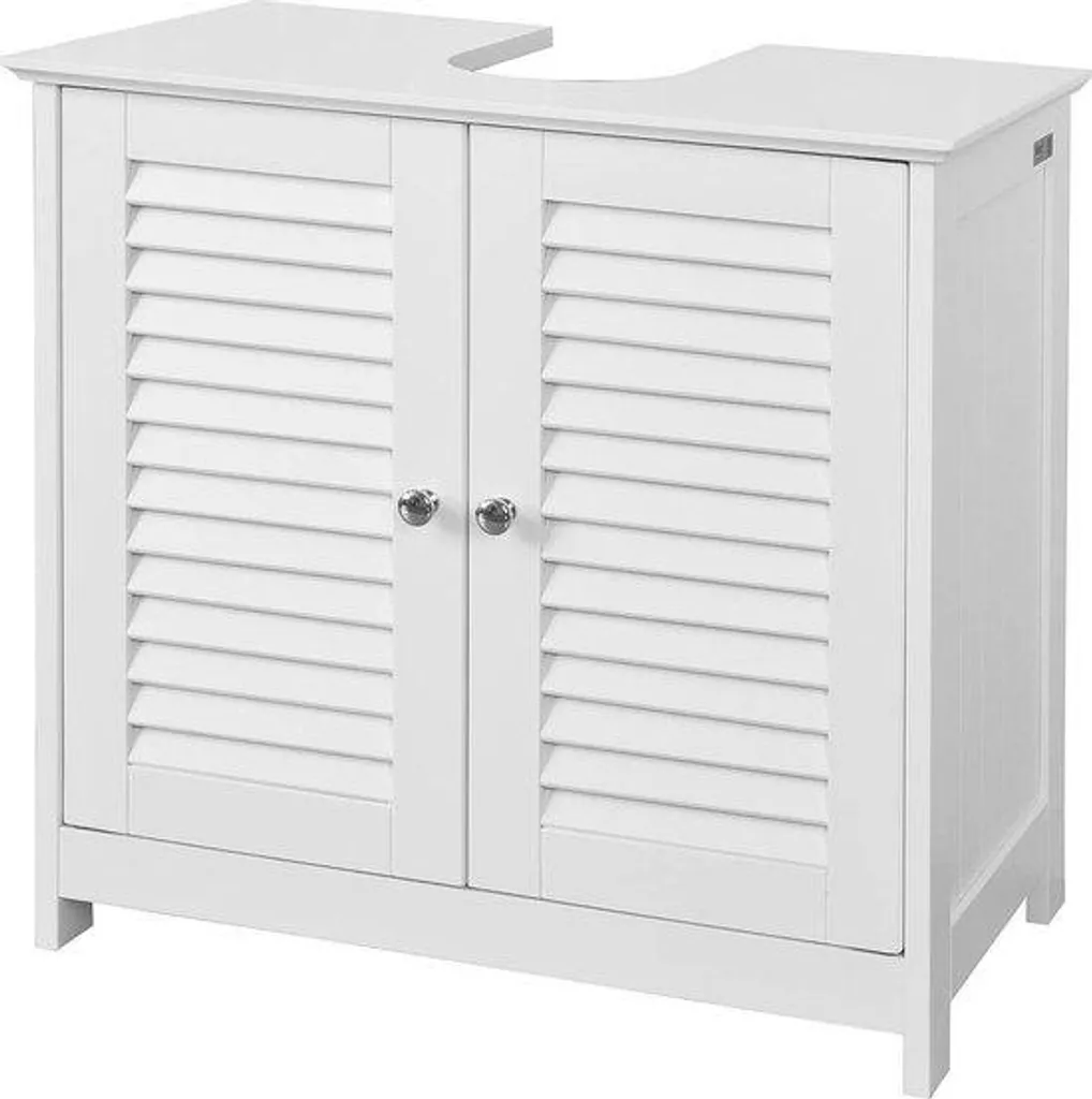 Meuble de rangement salle de bain en bois véritable avec 3 niveaux